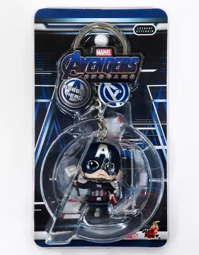 キャプテン・アメリカ バトリングバージョン コスベイビー・キーチェーン 「アベンジャーズ/エンドゲーム」