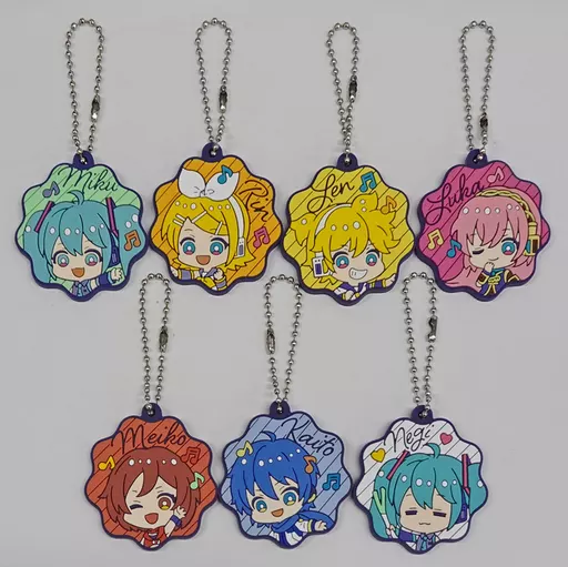 全7種セット 「VOCALOID 初音ミク MF トレーディングラバーキーホルダー」