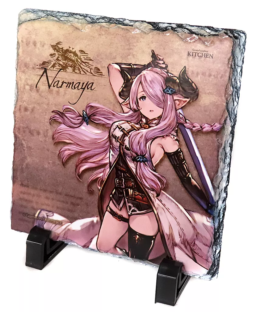 雑貨　ナルメア キャラクター石版 「GRANBLUE FANTASY-グランブルーファンタジー-×PASELA RESORTS グランサイファーキッチン」 スタンプカード50ポイント特典