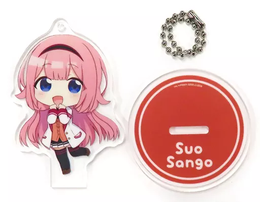 周央サンゴ アクリルスタンドキーホルダー 「バーチャルYouTuber にじさんじ にじさんじぷち 第3弾」