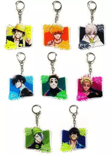 全8種セット 「ブルーロック トレーディングアクリルキーホルダー 第三弾 vol.2」