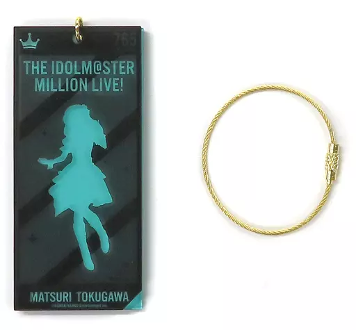 徳川まつり シルエットアクリルキーホルダー 「アイドルマスター ミリオンライブ!×ソフマップ POP UP SHOP」