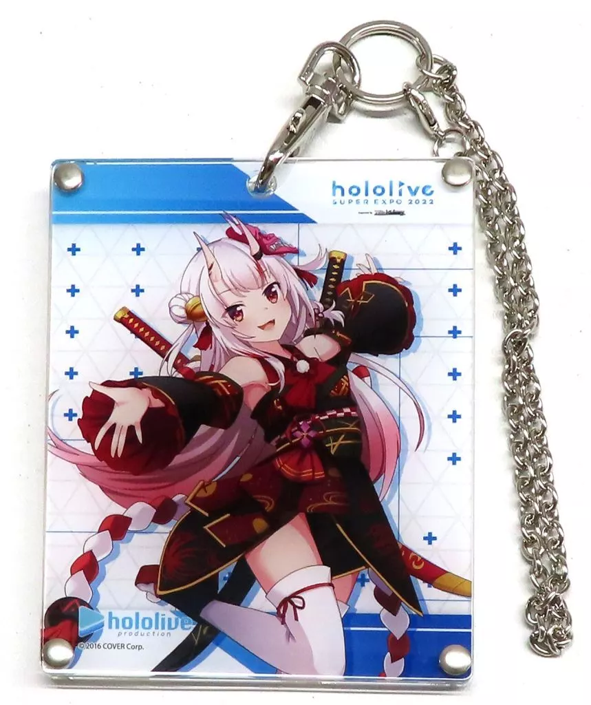 百鬼あやめ アクリルカードホルダーコレクション エクストラ 「ホロライブ hololive SUPER EXPO 2022」（チェーン欠品）
