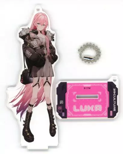 巡音ルカ FASHION スタンド付きアクリルキーホルダー 「COCOLLABO×piapro 39Culture2022 5TH ANNIVERSARY FASHION ＆ MUSIC」