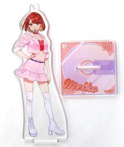 MEIKO MUSIC スタンド付きアクリルキーホルダー 「COCOLLABO×piapro 39Culture2022 5TH ANNIVERSARY FASHION ＆ MUSIC」