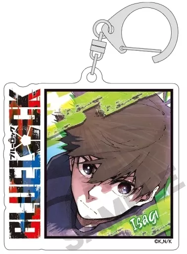 潔世一A 「ブルーロック トレーディングアクリルキーホルダー スクエア」