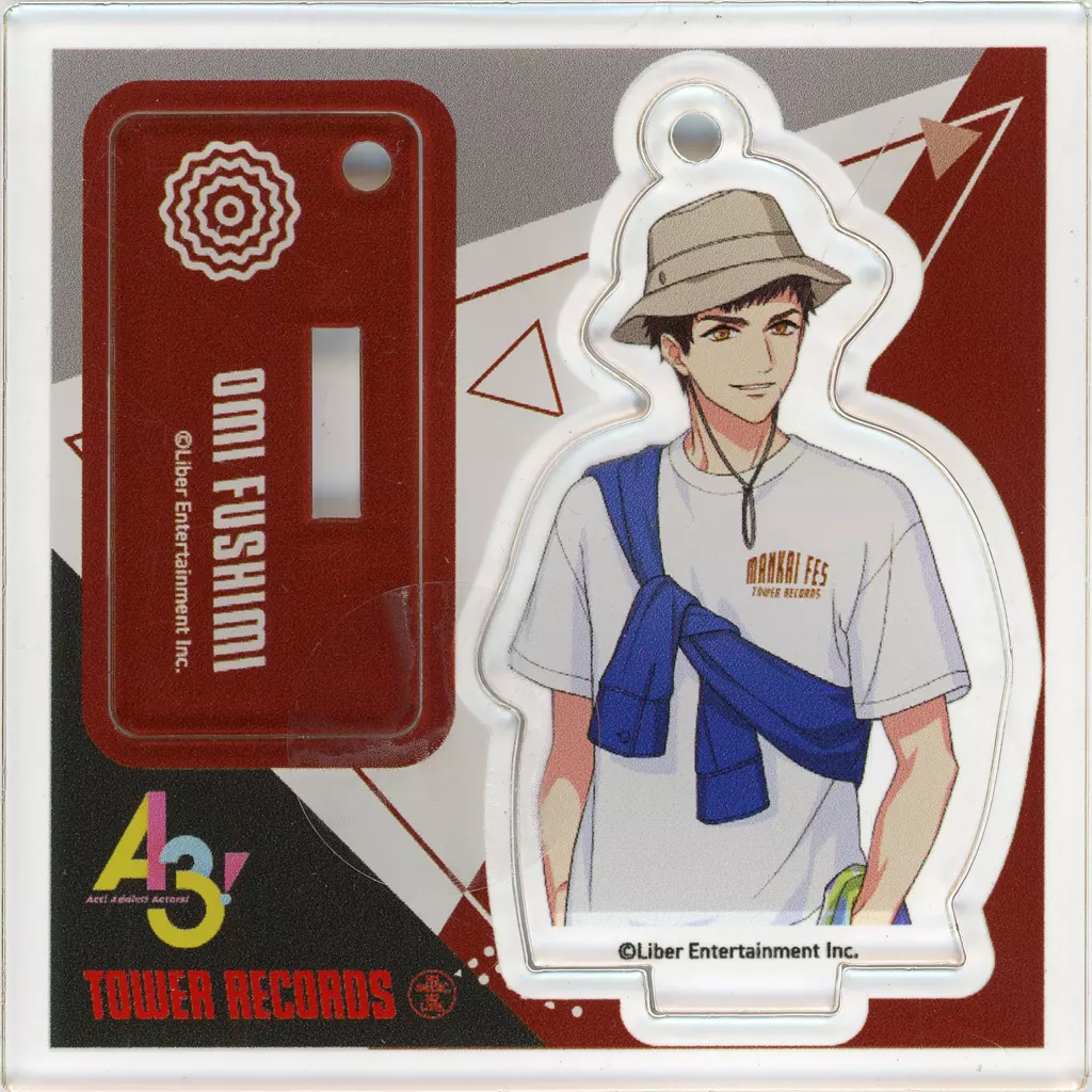伏見臣(等身) 「A3!(エースリー)×TOWER RECORDS トレーディングアクリルキーホルダー 秋組」