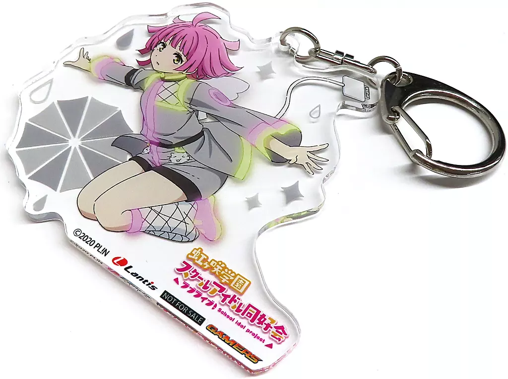 天王寺璃奈 アクリルキーホルダー 「ラブライブ!虹ヶ咲学園スクールアイドル同好会 3rd Live! School Idol Festival ～夢の始まり～ Blu-ray Memorial BOX 完全生産限定 ゲーマーズ限定版 天王寺璃奈バージョン」 同梱特典