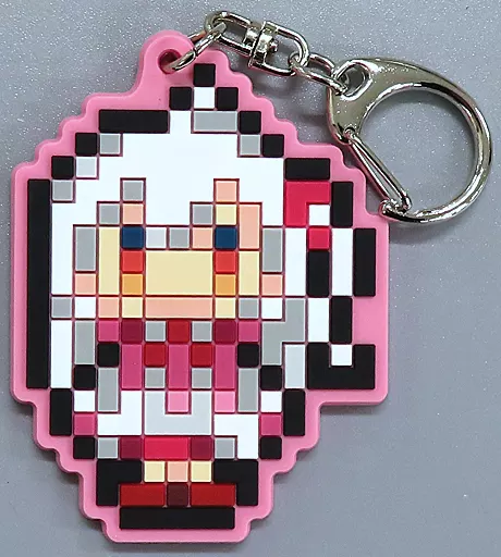 まふまふ ドット絵ラバーキーホルダー(まぬんちゃん) 「ひきこもりでもLIVEがしたい!～すーぱーまふまふわーるど2022＠東京ドーム～表/裏」