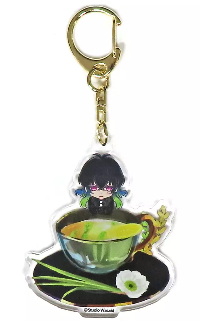 バスティン・ケリー 「悪魔執事と黒い猫 お守りティーカップアクキー」