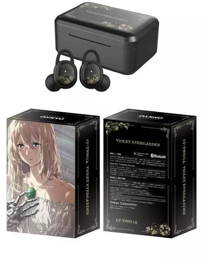 ONKYO ヴァイオレットエヴァーガーデン コラボモデル イヤホン ヴァイオレット・エヴァーガーデン”ワイヤレスイヤホンコラボ