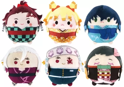 未開封　ぬいぐるみマスコット 全6種セット 鬼滅の刃 ふわコロりん7 遊郭編 駿河屋 -<中古>全6種セット 「鬼滅の刃 ふわコロりん7」（マスコット）
