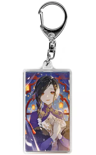 白雪巴 アクリルフレームキーホルダー 「にじさんじ 白雪巴 誕生日2022 誕生日グッズフルセット」