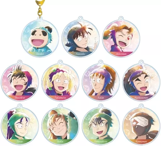 全11種セット 「忍たま乱太郎 トレーディング Ani-Art aqua label アクリルキーホルダー ver.B」