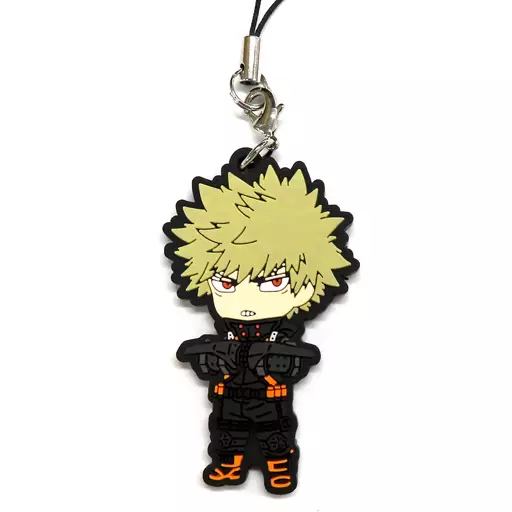 爆豪勝己(ステルススーツVer.) ラバーキーホルダー 「僕のヒーローアカデミア THE MOVIE ワールドヒーローズミッション ねんどろいど 爆豪勝己 ステルススーツVer.」 TOHO animation STORE購入特典