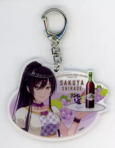 白瀬咲耶(4TH ANNIVERSARY FRUIT PARLOR Ver.) 描き下ろしアクリルキーホルダー 「アイドルマスター シャイニーカラーズ 4TH ANNIVERSARY FRUIT PARLOR by animatecafe」