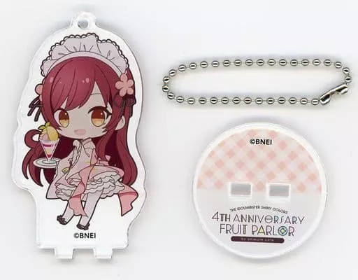 大崎甘奈 「アイドルマスター シャイニーカラーズ 4TH ANNIVERSARY FRUIT PARLOR by animatecafe トレーディングアクリルスタンドキーホルダー フルーツパーラーver.(グループ2)」（チェーン欠品）
