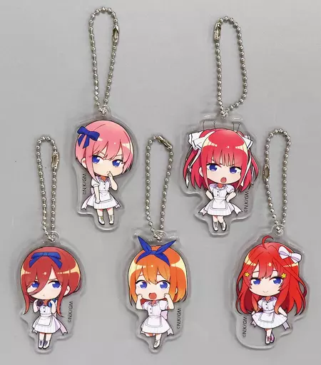 全5種セット 「映画 五等分の花嫁×ローソン アクリルキーホルダー」