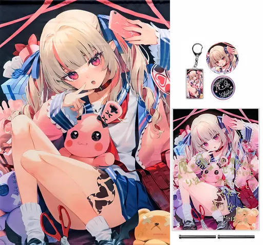 駿河屋 -<中古>魔界ノりりむ 誕生日グッズフルセット 「にじさん