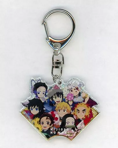 集合 「ニジゲンノモリ×鬼滅の刃 第ニ弾 ネオンアクリルキーホルダー(扇型)」