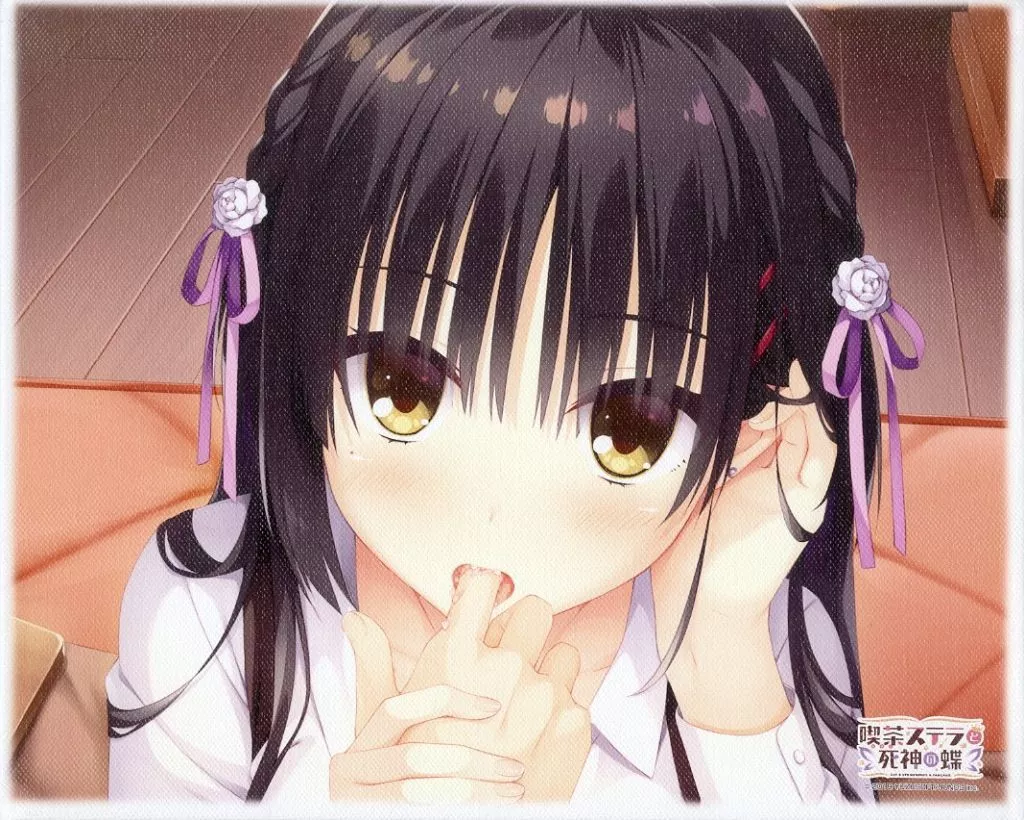 【ゆずソフト】喫茶ステラ　四季ナツメ　メタライズアート＋キャンバスアート ゆずソフト】喫茶ステラ 四季ナツメ メタライズアート＋キャンバス