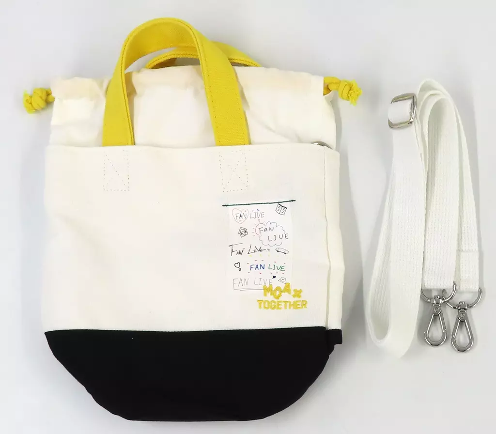 TXT 2022 MOA X TOGETHER OFFICIAL GOODS MINI TOTE BAG IVORY +