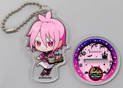 アスモデウス・アリス 「魔入りました!入間くん コラボカフェ Babyls the dine× AMOCAFE池袋店 ミニアクリルスタンドキーホルダー」