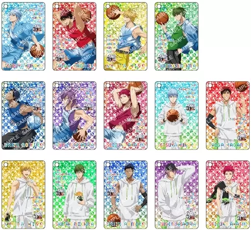 全14種セット 「黒子のバスケ ビジュアルカードキーホルダーコレクション」