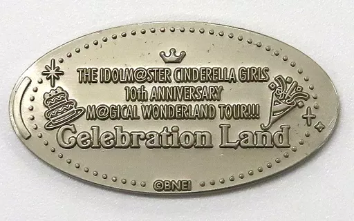 千葉公演 公式スーベニアメダル 「THE IDOLM＠STER CINDERELLA GIRLS 10th ANNIVERSARY M＠GICAL WONDERLAND TOUR!!!」