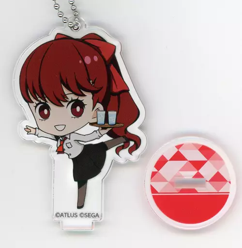 芳澤かすみ 「セガコラボカフェ ペルソナ 25th Anniversary 後期 スタンド付きデフォルメアクリルキーホルダー(P5)」