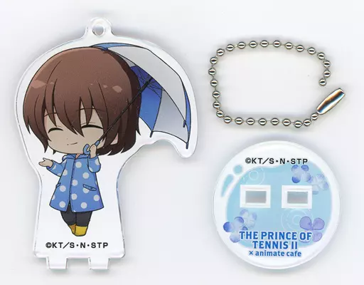 不二周助 「新テニスの王子様 U-17 WORLD CUP×animatecafe トレーディングアクリルスタンドキーホルダー 雨の日ver.」