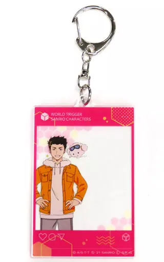 生駒達人＆こぎみゅん 「ワールドトリガー×サンリオキャラクターズ PremiumShop 第2弾 フレームアクリルキーホルダー vol.2」