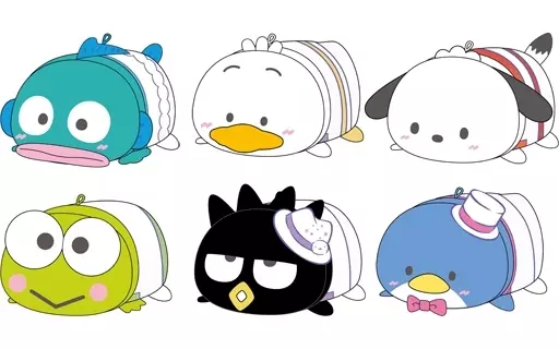 全6種セット 「サンリオキャラクターズ はぴだんぶい ぽてコロマスコット2」