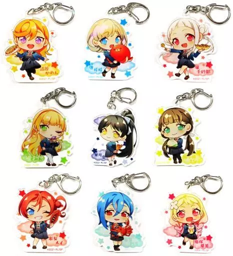 全9種セット 「ラブライブ!スーパースター!!×通天閣 アクリルキーホルダー」