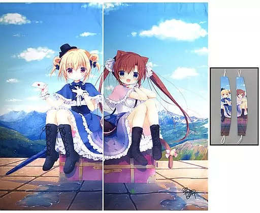 駿河屋 -<中古>シエル＆寧々花(宮坂みゆ) 描き下ろしカーテン