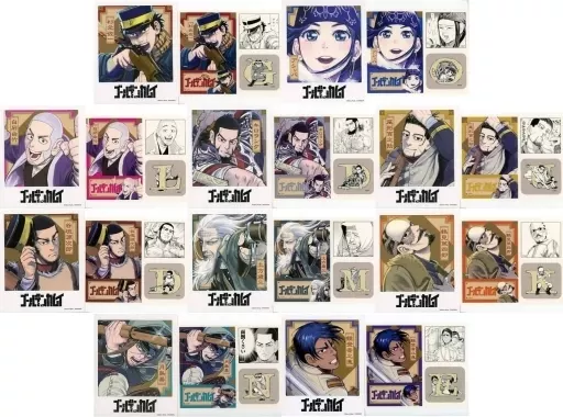 雑貨　全10種セット 「ゴールデンカムイ フォトカード＆ステッカーコレクション 第1弾」