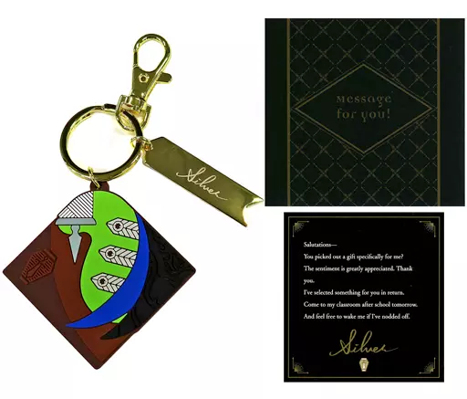 ツイステ　ラバーチャーム＆ メッセージカード セット ディズニー ツイステッドワンダーランド』 Valentine's Day Gift