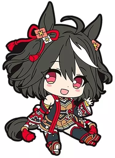 キタサンブラック 「ウマ娘 プリティーダービー ぺたん娘 トレーディングラバーストラップVol.1」