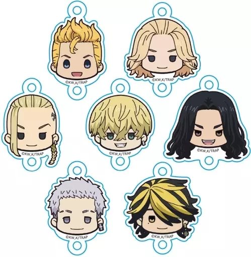 全7種セット 「東京リベンジャーズ ちゅるキャラ れんけつ!キーホルダー」