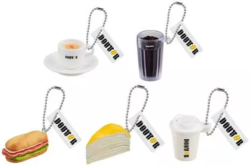 全5種セット 「ドトールコーヒー ドトール マスコットチャーム」