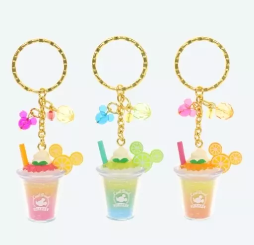 ミッキーマウス ドリンクモチーフキーチェーン(3個セット) 「ディズニー」 東京ディズニーリゾート限定