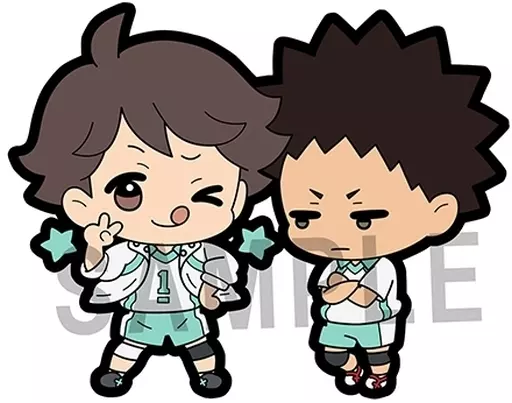 及川徹＆岩泉一 「ハイキュー!! ラバーマスコット バディコレ」