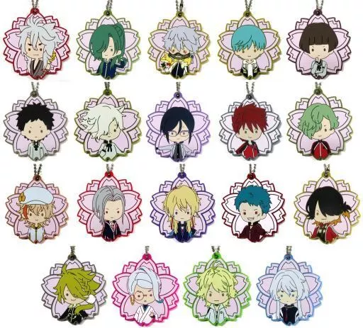 全19種セット ラバーチャーム 「一番くじ 特 刀剣乱舞 花丸 ～雪ノ巻～」 H賞