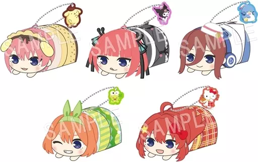 全5種セット 「五等分の花嫁∬×サンリオキャラクターズ もちころりんぬいぐるみマスコット」
