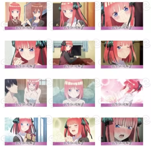 アクリルスタンド・アクリルパネル　全12種セット 「五等分の花嫁∬ 場面写アクリルブロック 中野二乃」