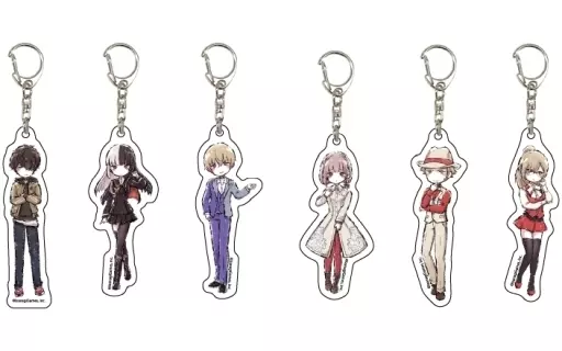 全6種セット 「冤罪執行遊戯ユルキル アクリルキーホルダー 02.グラフアートデザイン」