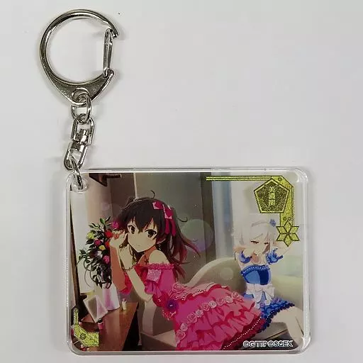 安桜美炎＆糸見沙耶香 「刀使ノ巫女 刻みし一閃の燈火 POPUPショップin上野マルイ トレーディングプレートキーホルダー」