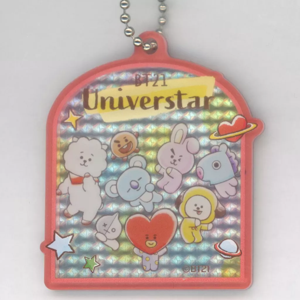 集合 キラッとデコフレアクリルキーホルダー WATERCOLOR SKETCH 「BT21」