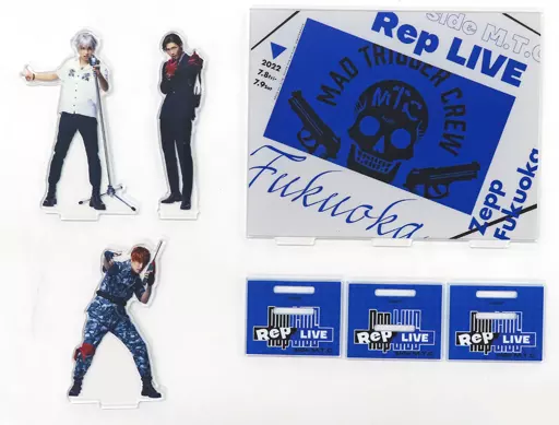 ヨコハマ・ディビジョン/MAD TRIGGER CREW 会場限定デザイン アクリルスタンド3個セット 「舞台『ヒプノシスマイク -Division Rap Battle-』 Rule the Stage Rep LIVE side M.T.C」 Zepp Fukuoka限定