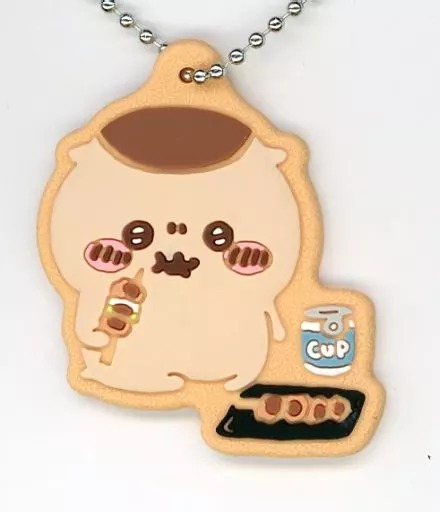 くりまんじゅう 「ちいかわ なんか小さくてかわいいやつ オリジナルアイシングクッキー風ラバーキーホルダー」
